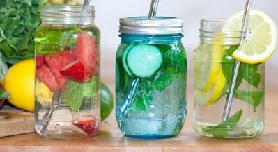 Beispiel für ein Diätmenü zum Trinken für 7 Tage